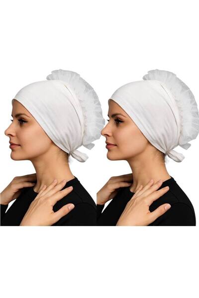 ALADİYAR Ruffled Bonnet