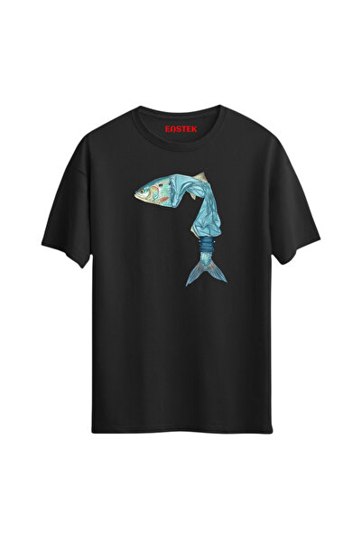 Açık Garaj Μπλουζάκι Surreal Fish, Ανδρικό μπλουζάκι, Γυναικείο μπλουζάκι, Μπλουζάκι Unisex