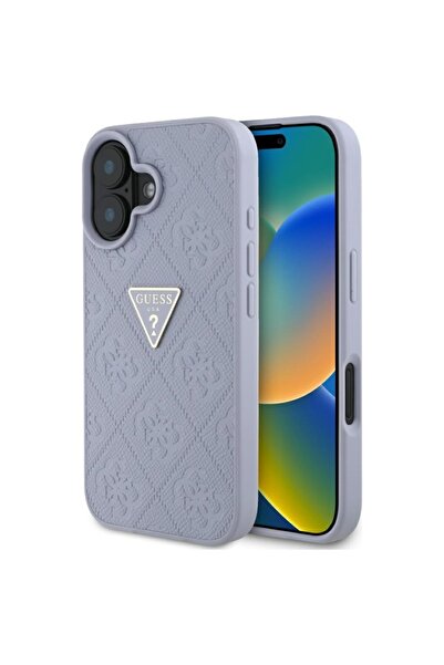 Guess Carcasă pentru iPhone 16, logo metalic 4G, protecție subțire, compatibi...