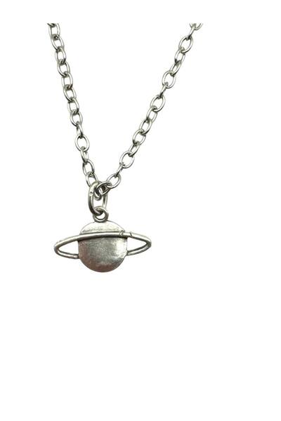 Herşey Nota Planet Unisex Necklace – Cosmic and Modern Design