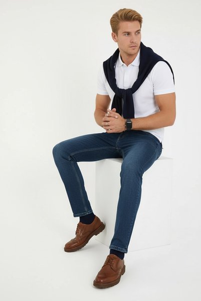 ENZİM JEANS Men's Stretch Fabric Regular Fit Jeans