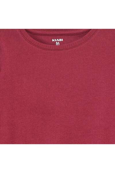 KIABI Ribbed knit T-shirt RED