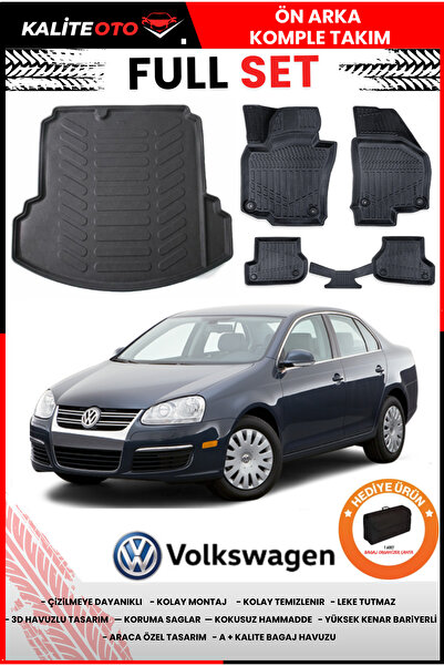 ko kaliteoto Volkswagen Jetta 2005-2006-2007-2008-2009-2010 Model Bagaj Havuz...