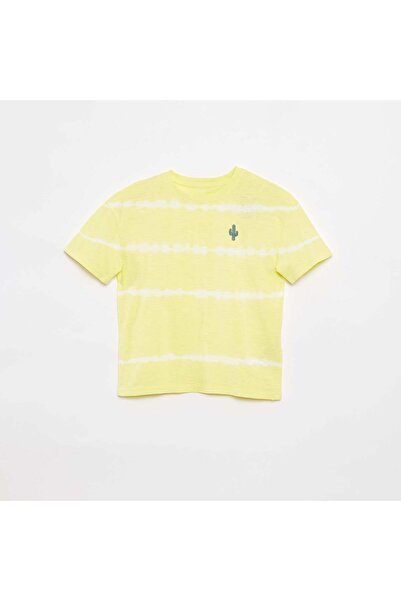 KIABI تي شيرت مخطط باللون الأصفر