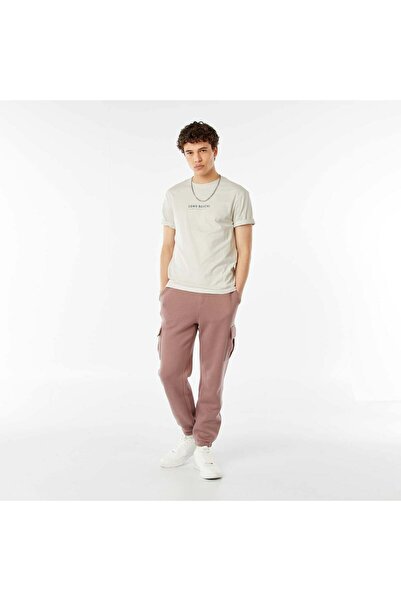 KIABI Printed slogan T-shirt GREY