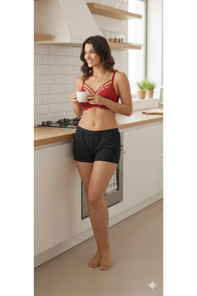 SADE Sütyen Dolgulu Destekli Şık Gece Ayarlanabilir Askılı Toparlayıcı B Cup Zarif Sütyen