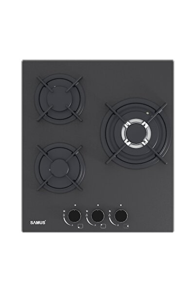 Samus Built-in hob PSG-43SMGN1, 3 gas burners, individual grills