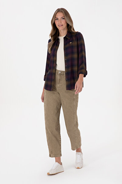 U.S. Polo Assn. Γυναικείο μακρυμάνικο πουκάμισο Plum 50309035-VR074