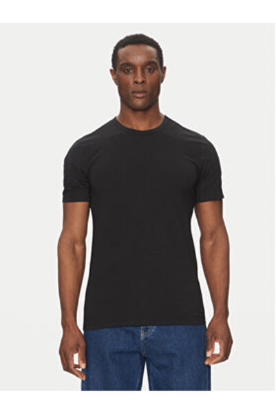 Calvin Klein Σετ 3 ανδρικών εσώρουχων μπλουζών LV00NB4185 Μαύρο