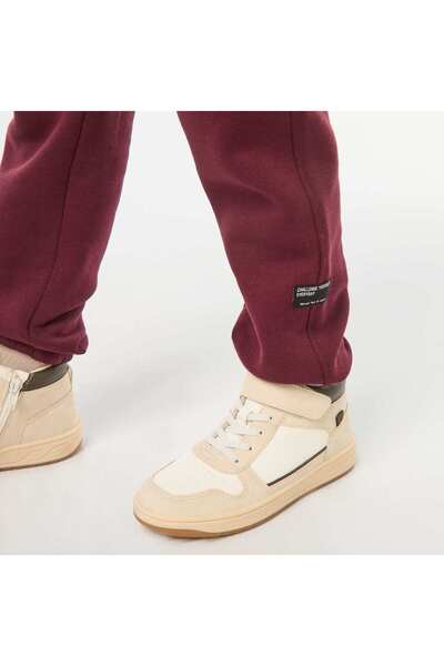 KIABI Plain sweatshirt fabric joggers RED