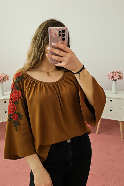 Welike Bluza dama casual cu broderie Anna