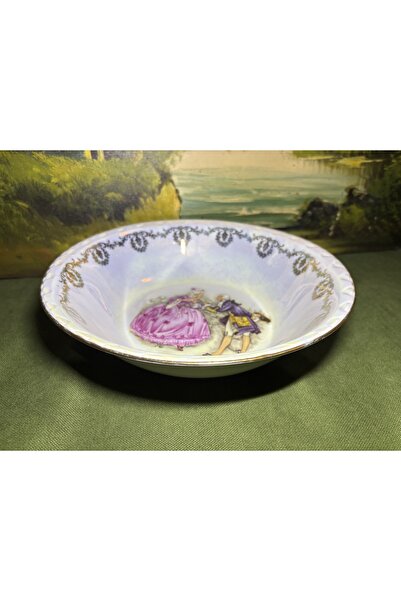 tayfuntufan antika koleksiyon Μπολ πορσελάνης Παρίσι διαμέτρου 23,5 εκ. και ύ...