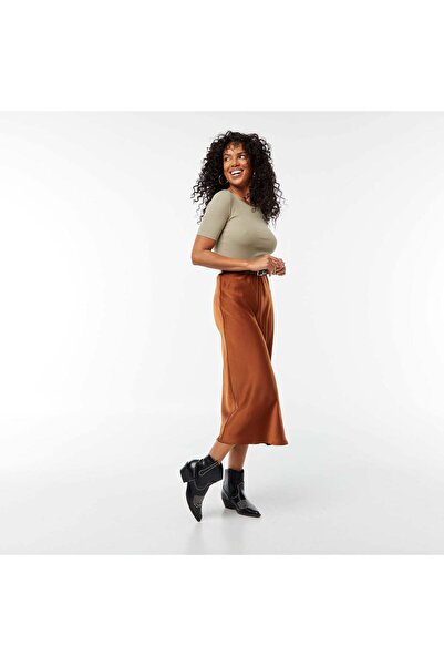 KIABI Basic T-shirt with short sleeves. GREEN