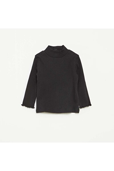 KIABI High-neck ribbed undersweater BLACK