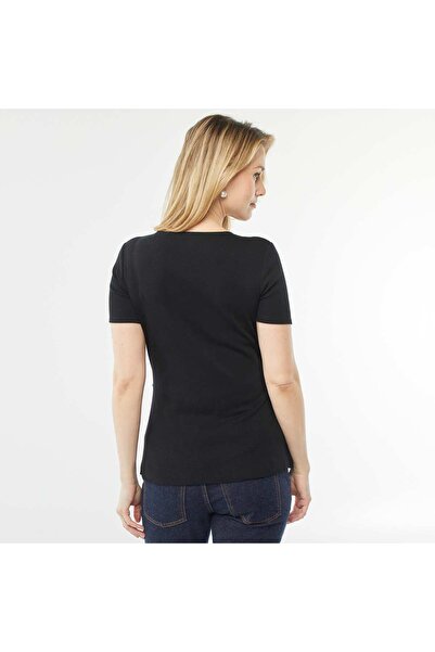 KIABI Crossover nursing T-shirt BLACK