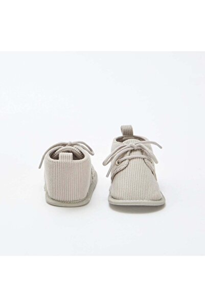 KIABI Lace-up slippers GREY