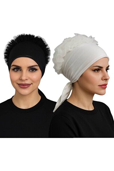 ALADİYAR Ruffled Bonnet