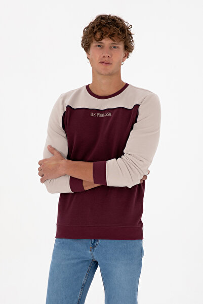 U.S. Polo Assn. Men's Burgundy Sweatshirt 50315507-Vr177