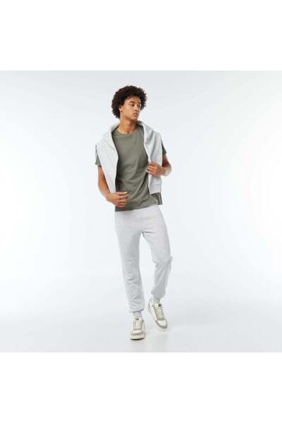 KIABI Lightweight sweatshirt fabric joggers with zip pockets GREY