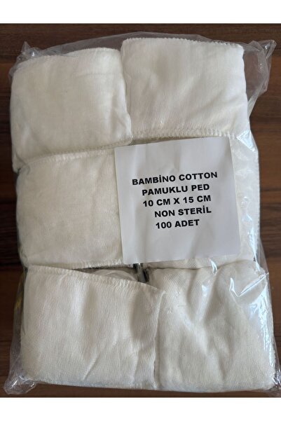 Bambino Cotton PAMUKLU PED 100 'LÜ 10 CM X 10 CM