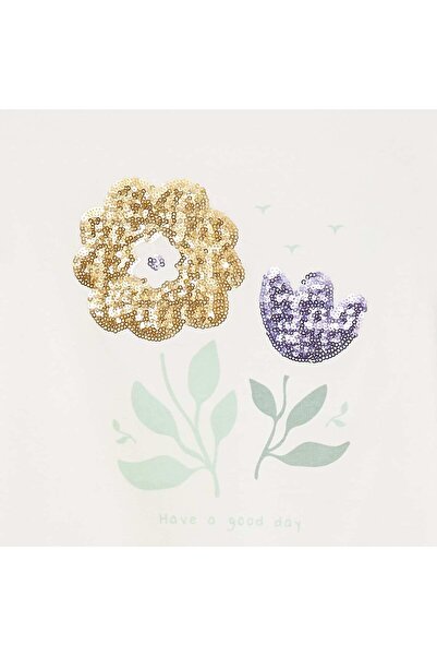 KIABI T-shirt with printed design WHITE