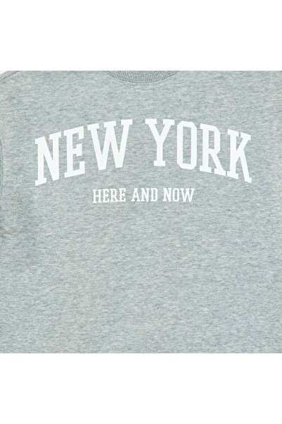 KIABI Short-sleeved varsity-style T-shirt GREY