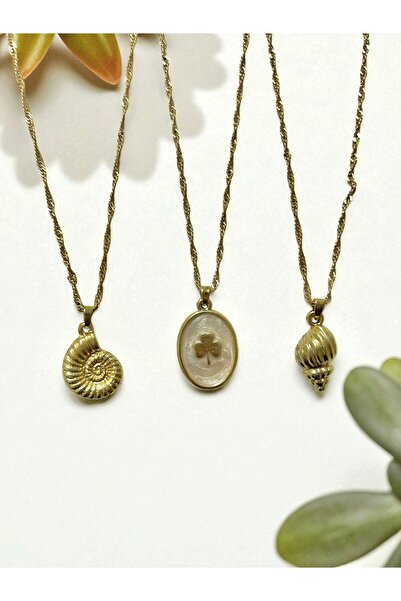 Fiamoss 3'Lü Best Friends Kolye Seti