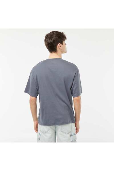 KIABI Oversized T-shirt with label at the hem GREY
