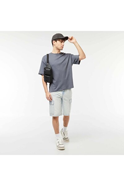 KIABI Oversized T-shirt with label at the hem GREY