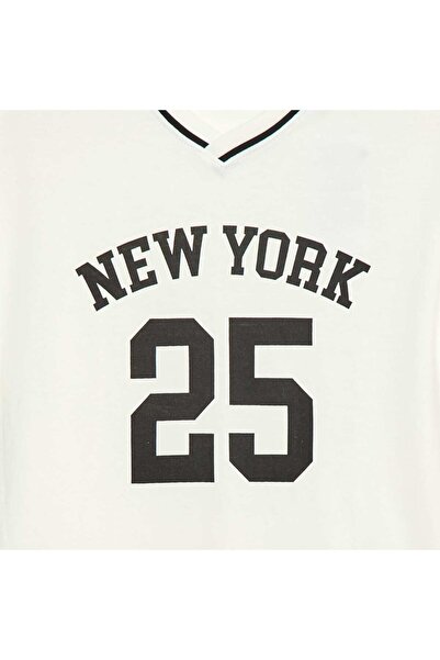 KIABI Baseball style T-shirt WHITE