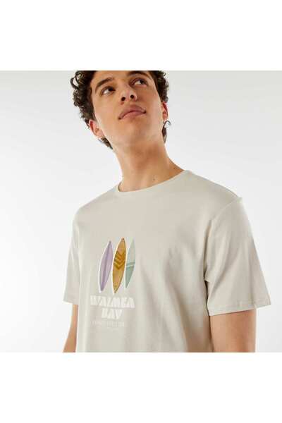 KIABI Printed slogan T-shirt GREY