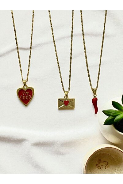 Fiamoss 3' Lü Kombin Kolye