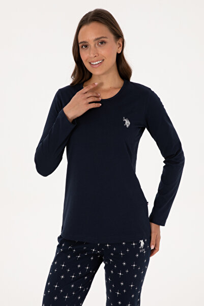 U.S. Polo Assn. Kadın Lacivert Pijama Takımı 50318897-VR033