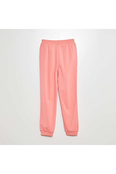 KIABI Plain lightweight sweatshirt fabric joggers PINK