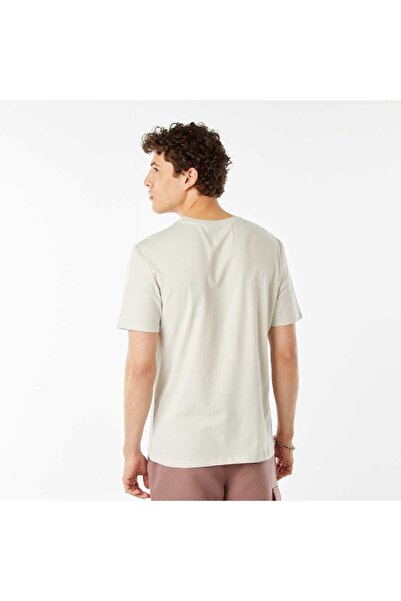 KIABI Printed slogan T-shirt GREY