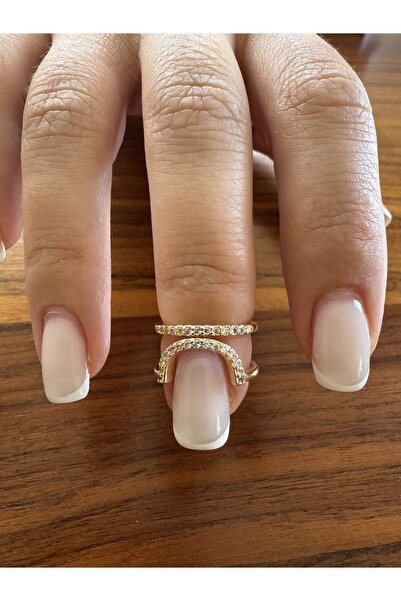 Gümüş sandık Ayarlanabilir Çelik Tırnak Yüzüğü