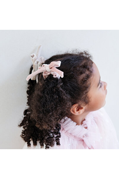 MIMI LULA Mimi & Lula Sparkle Velvet Bow 4-Pack Rubber Buckle