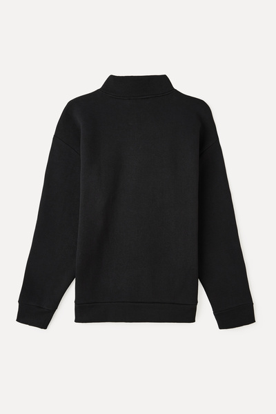Mudo Oversize Sweatshirt with Zippered Collar
