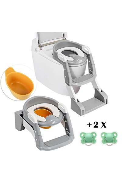 KidProtect 2-in-1 Child Toilet Reducer and Potty With Steps GrowStep Toilet