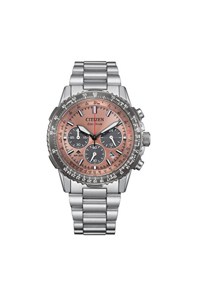 Citizen ساعة رجالية تناظرية بمينا برتقالي - CA4664-60X