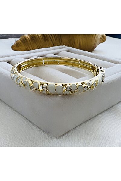 VNS Accessories سوار بتصميم عتيق مزين بالأحجار المينا