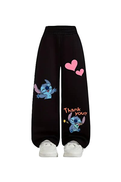 Machetta Çocuk Stitch Baskılı Jogger Rahat Kesim Eşofman