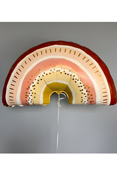 Çemrek Süs Parti بالون فويل قوس قزح بوهيمي ريترو 90 سم