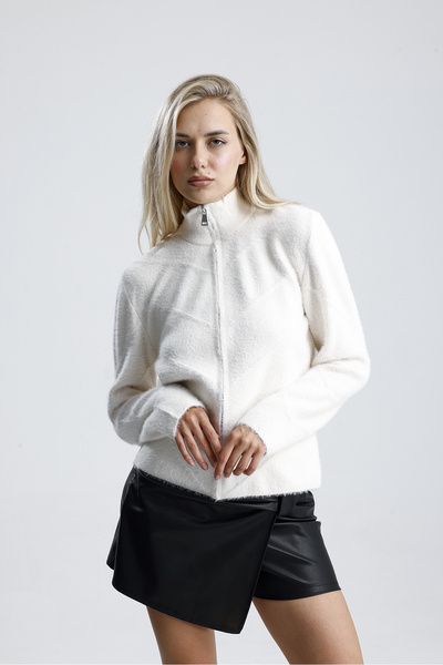 AYMİSS CARDIGAN MOALE CU FERMOAR LA FRONTAL, JACHETĂ