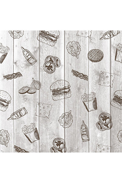 Mank Hârtie de împachetat burgeri rezistentă la grăsime / 30 x 30 cm / 2000 buc