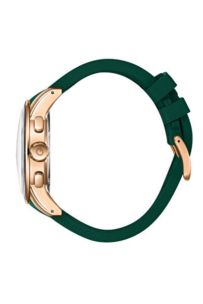 Quantum Men's Multifunction Dark Green Dial Watch - ADG991.475