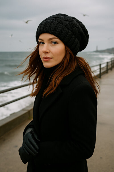 SİSTEM PELUŞ قبعة محبوكة بنمط أنيق من سيبت