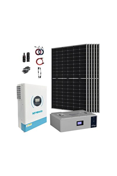 Genel Markalar 13.000 Watt Büyük Bağ Evi Solar Paketi 450w Güneş Paneli 6,2kv...