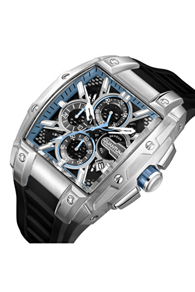 Quantum Men's Chronograph Grey Dial Watch - HNG1161.366