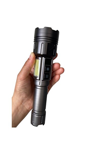 gaman 11 Mod 4 Renk Uzun Menzilli Güçlü Şarjlı El Feneri 10000 Lümen 6000mAh ...